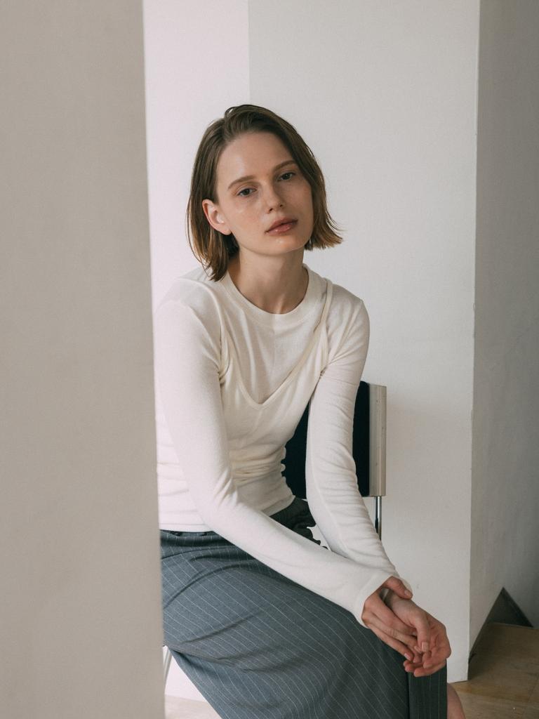 Nobeu Layered T-Shirt Set_Ivory