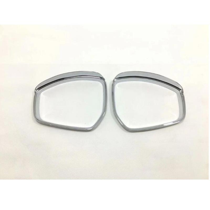 For Jaguar F-PACE FPace 2016 2017 2018   Car Eyebrow Rear Rearview Side Glass Mirror Trim Frame Rain Shield Sun Visor