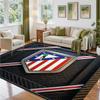 Atletico Madrid Design Crystal Velvet Rug Soft Decorative Mat for Bedroom Entrance