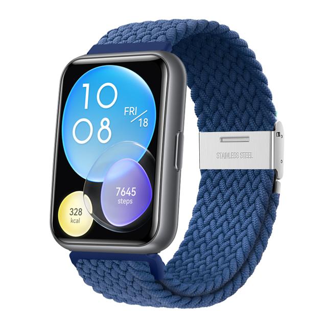 Nylon Band for HUAWEI Watch Fit 2 Strap Watchband Accessories Braided Solo Loop Correa Bracelet for HUAWEI Watch Fit2 New Band