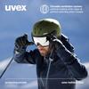 uvex instinct visor visor helmet with size adjustment and retractable size black matte ski/snowboard dial-type ventilation, 59-61cm,