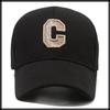 Cap Hat Logo 3D Embroidery Outdoor Cool Casual Men Women CZA152 [White Fang] (Black Gold)