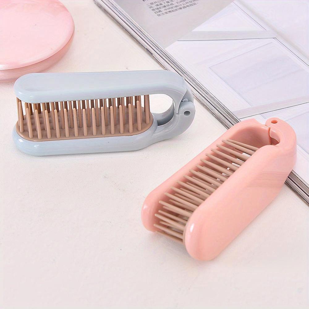1Pc Foldable Hair Comb Portable Detangling Hair Brush Hair Brush Anti Static Head Massager Travel Combs Hair Styling Accessories