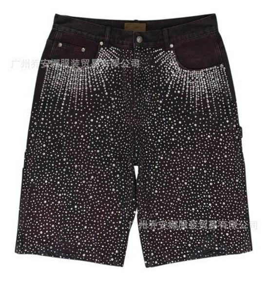 Jeans Uomo 2026 Retro Cross Strass