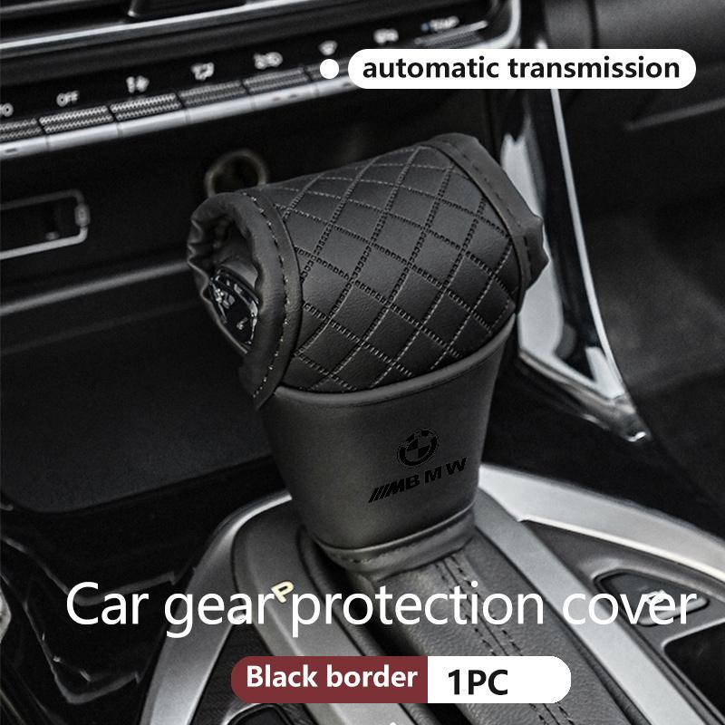 Leather Car Gear Shift Sleeve Knob Protective Cover For BMW X1 X2 X3 X4 X5 X6 F49 F39 F25 G01 F16 G06 G07 F25 F30 HO1