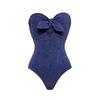 Costum de baie nou din denim dintr-o piesă pentru femei, retro franțuzesc, cu acoperire pentru burtă, pentru slăbit, costum de baie, fustă de plajă pentru vacanță