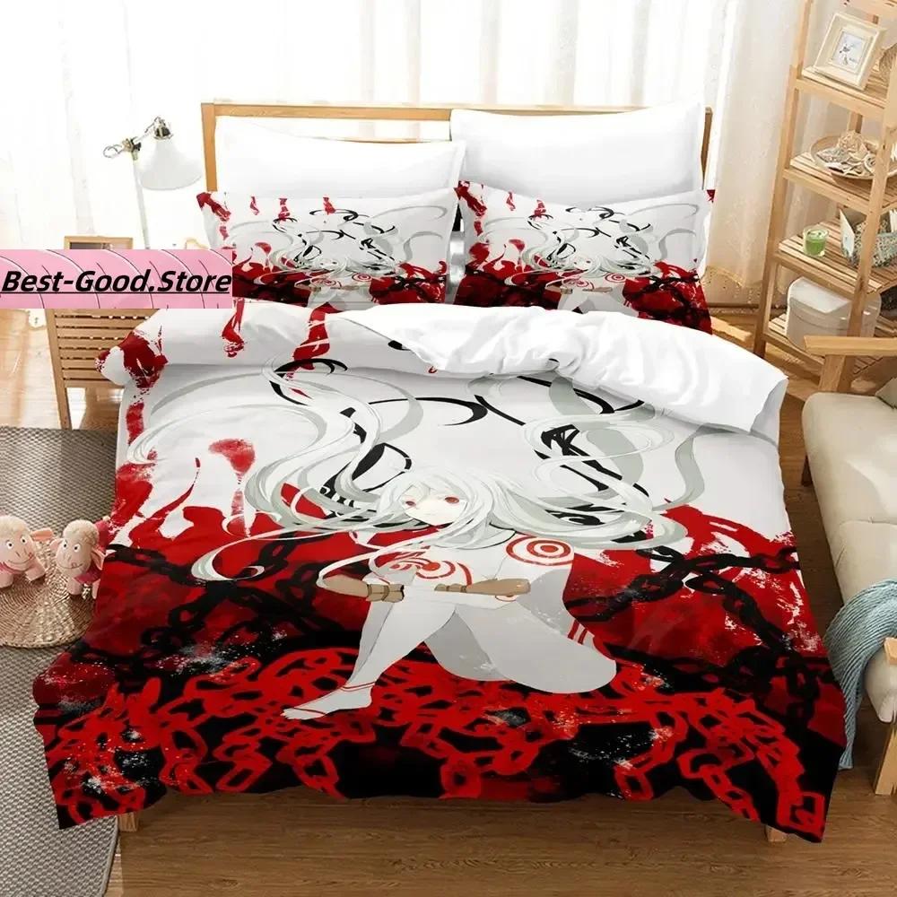 Comforter Deadman Wonderland Bedding Set Single Twin Full Queen King Size Bed Set Aldult Kid Bedroom S 3D Cama De Casal