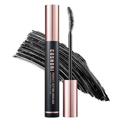 COSNORI Perfect Setting Waterproof Long & Curl Mascara 7ml, 01 Black, 1 Pc.