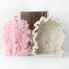Reusable Candle Silicone Molds Beautiful Floral Girl Shaped Candle Crafting Mold
