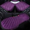 New Car Seat Cushion Short Plush Small Three-Piece Autumn-Winter Thickening Heating Single Seat Soft Back Blast Down