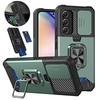 Panzer Hülle Für Samsung Galaxy A16 A26 A36 A56 5G A06 A15 A25 A35 A55 A14 A34 A54 Schiebe-Linsenschutz Mit Kartenhalter-Steckplatz Abdeckung