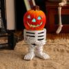 Halloween Led Lamp Pumpkin Knight Desktop Ornaments Decorated with Luminous Pumpkin Head Ghost Resin Courtyard Decoration