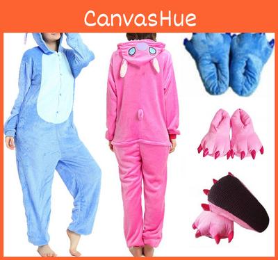 Hooded Flannel Jumpsuits Pajamas Winter Spring Halloween Cosplay Costume
