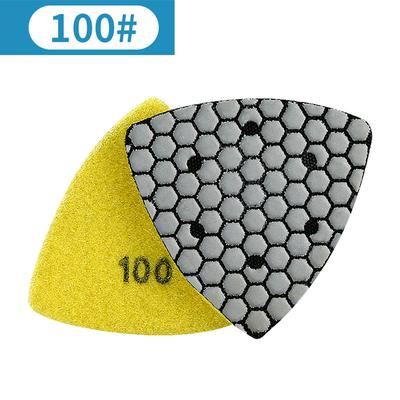 Dreieck Diamant Polierpads Granit Marmor Stein Ausgezeichneter Glanz Gute Haltbarkeit Granit Marmor Beton Stein Schleifpads