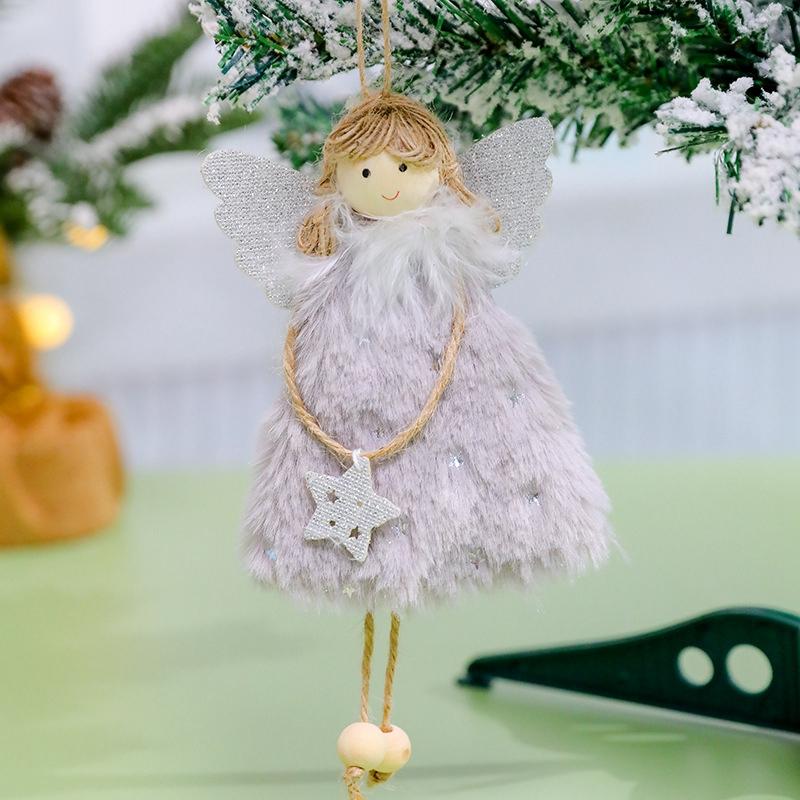 Christmas Decorations 2025 Christmas Doll Plush Angel Girl Xmas Pendants Christmas Gifts Christmas Decorations Supplies
