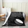 Ice Hockey Throw Blanket Winter Sport Game Flannel Blanket Sporting Competition Sofa Couch Office Flannel Blankets for Kids Boys