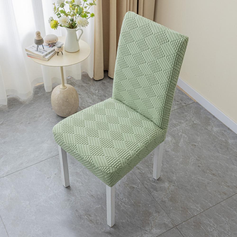 

Elastic Coral Sea Chair Covers Dining Table Universal Slipcovers Simple Design with Backrest for Home Use 1pc