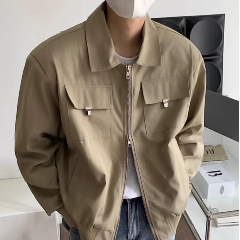 J152 Black-Khaki Double Layer Jacket (Thick Composite Fabric) P38 M-3XL
