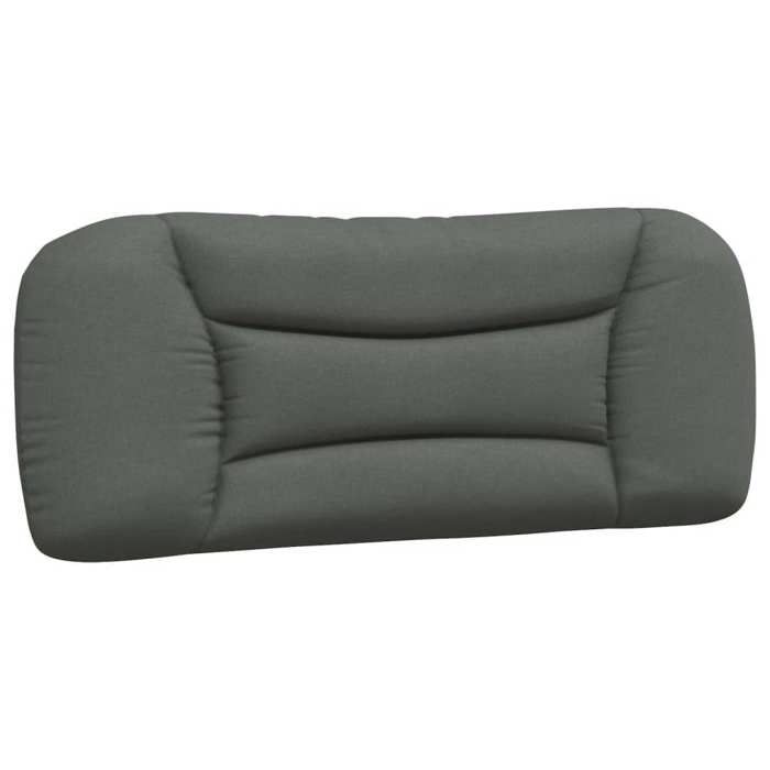 VidaXL Headboard Cushion, Reading Pillow with Zipper, Reading Cushion for Bed Bedroom, Grey 374550