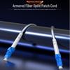 Qishao Telecom-Grade Armored LC-LC Single-Mode Fiber Optic Patch Cable