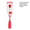 Cute Bear Rose Bouquet Transparent Packaging Bear Rose Bouquet Romantic Single Rose Bear Gift for Valentine Day Mother Day