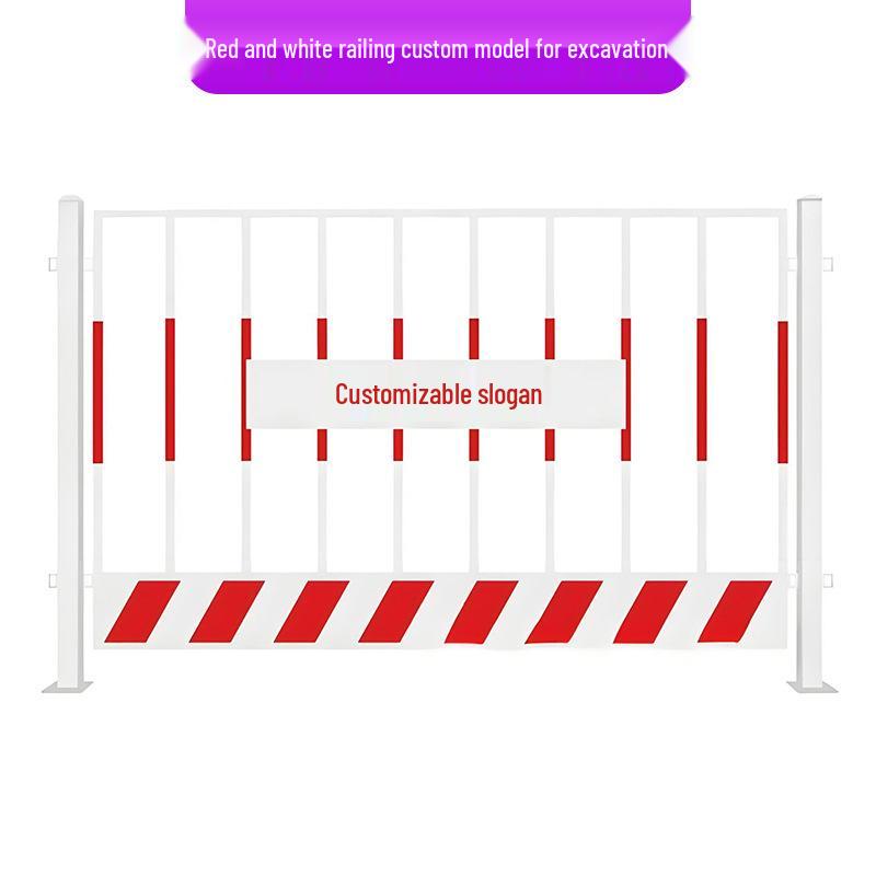 Portable Construction Site Pit Protection and Warning Fence