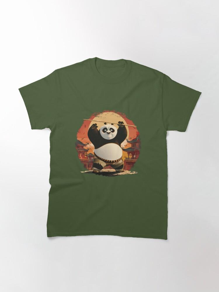 Kung Fu Panda Panda Kung Fu Klassisches T-Shirt