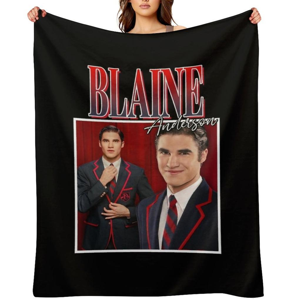 Day Gifts Darren Handsome Criss Male Singer Funny Graphic Gifts Throw Blanket Soft Plush Plaid Comforter Soft Quilt Blankets