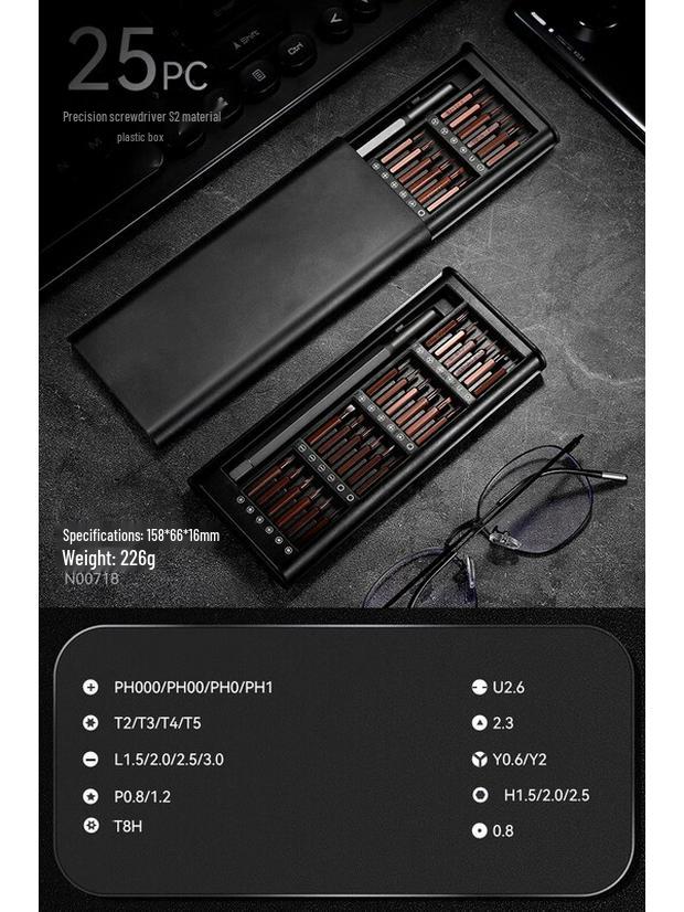 Jiemengzhe 24-in-1 Precision Screwdriver Set