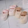 New Summer Hole Shoes Women's Outdoor Home Leisure Fashion Thickened Non-slip Wear-resistant Eva Slippers Sandals