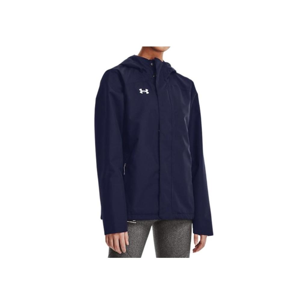 Under Armour Windproof Zip-Up Hooded Long Sleeve Jacket Unisex Jackets Blue 24500401-409