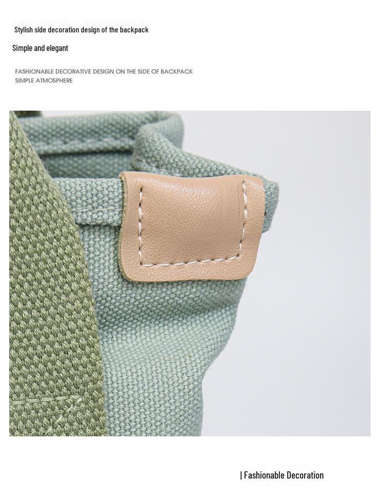 Japanese-Style Mille-Feuille Large Capacity Canvas Tote Bag