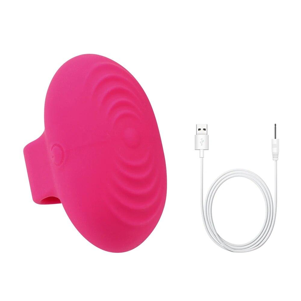 Vibratori cu deget cu strapon pentru femei Stimulator de clitoris pentru mamelon Jucării sexuale vaginale anale Masturbator feminin Discret mic în buzunar