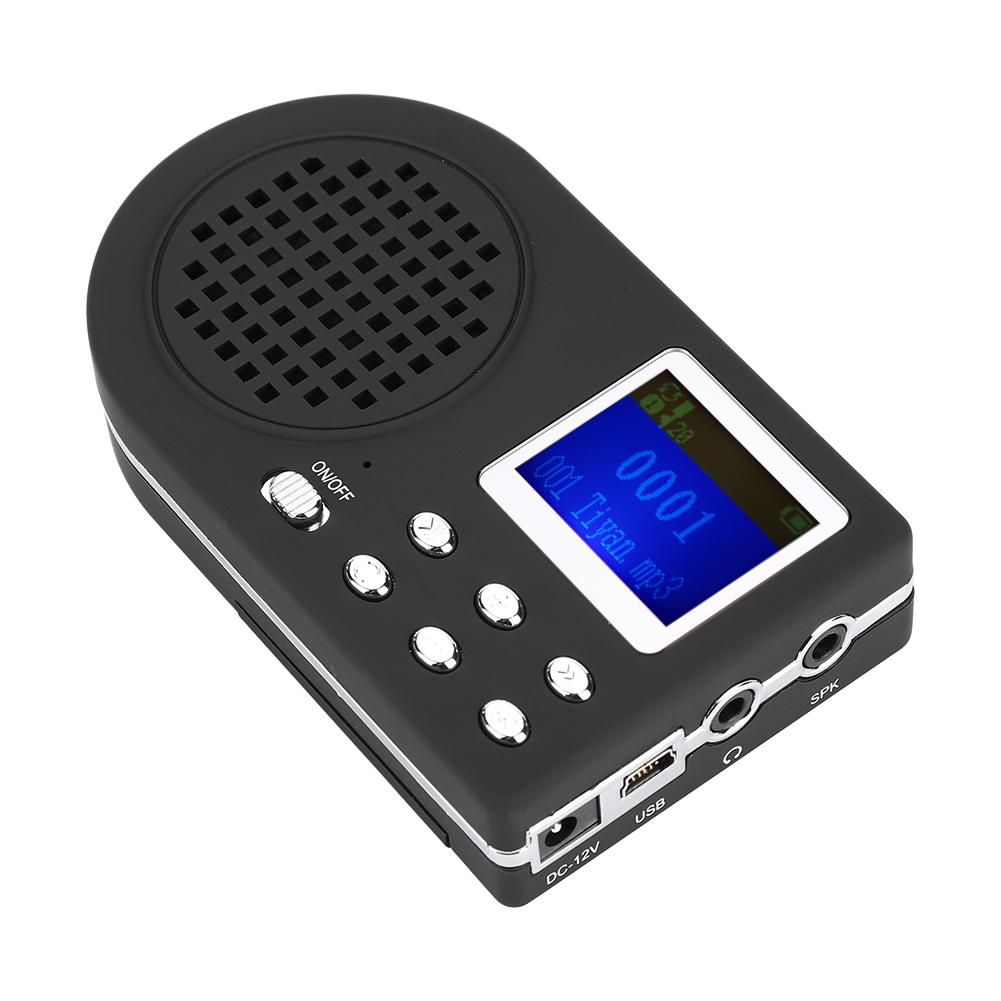 Portable Bird Hunting Lure MP3 Birds Sound Player Animal Speaker Singing Device Amplifier