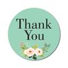 Darling Souvenir Round 1.6 Inches Peony Floral Baby Pink Thank You Stickers Wedding Gift-45