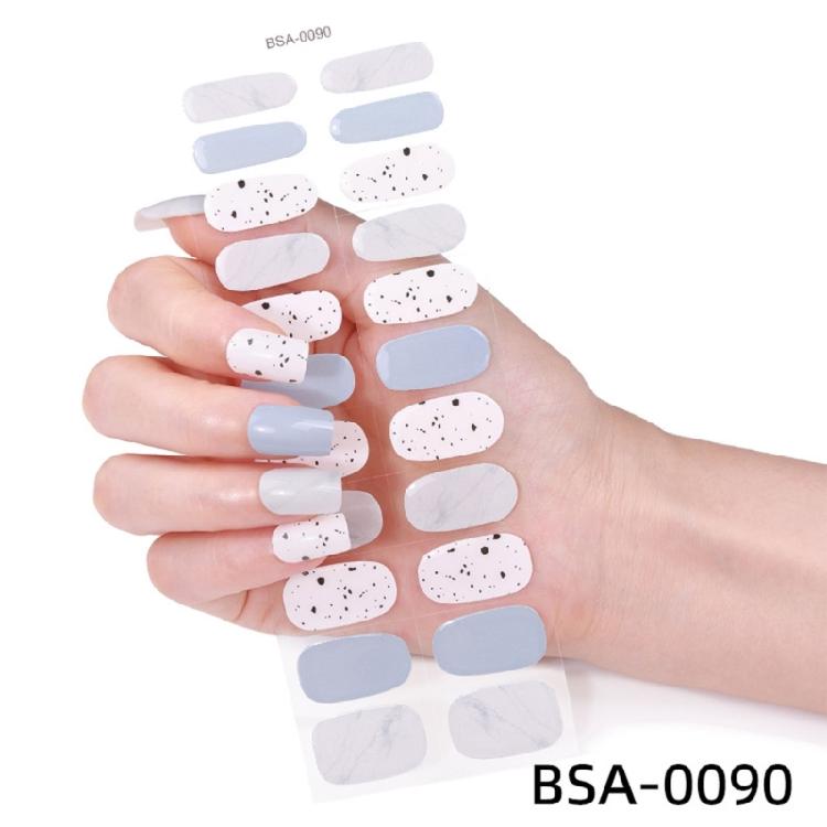 Wearable Gels Nails Stickers French Styles Nails Art Stickers Nails Polish Wraps Cured Gels Nails Strips
