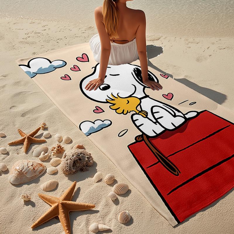 Cute Dog Dreams Under Stars Beach Towel, Super Soft Microfiber, Gift for Her/Him, Birthday, for Pool, Beach, Travel, Home Decor Fan Gifts