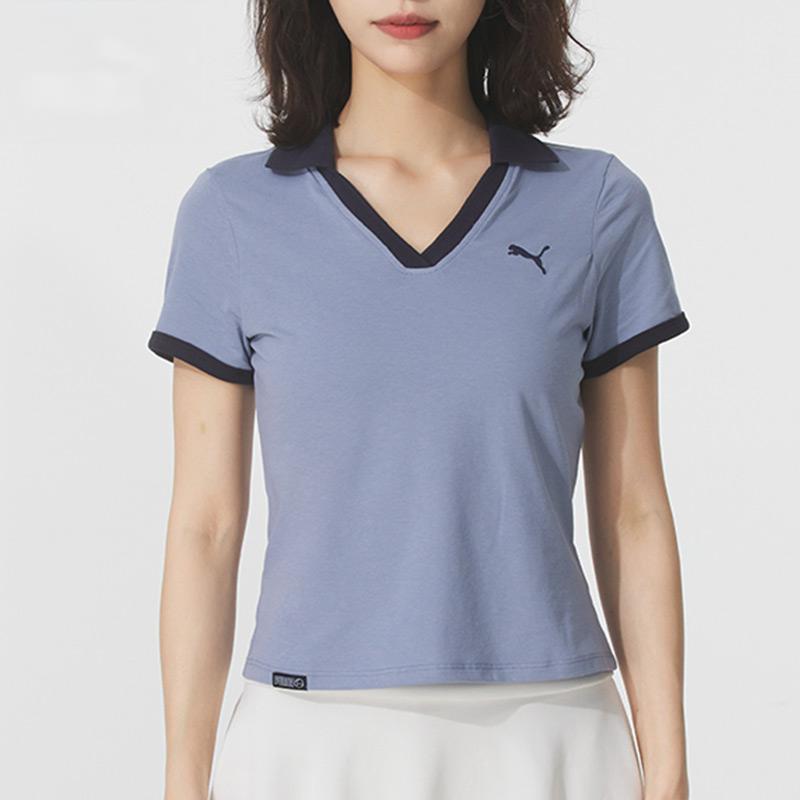 Puma Sports Lifestyle Series Logo Breathable Short Sleeve T-Shirt Women Tops 692774-92