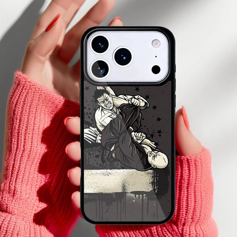 Judo BJJ Jiu Jitsu Handyhülle für iPhone 17 16 15 14 13 Pro Max Rückabdeckung für 12 11 Pro Hülle
