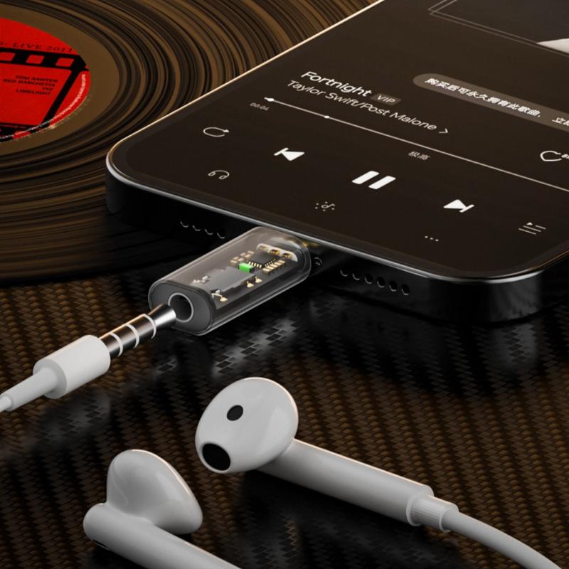 1Pcs Type C To 3.5mm Audio Adapter Earphone AUX Adapter For Phone 15 Galaxy S24 S23 Ultra USB Type C To 3.5mm Aux Adapter