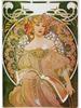 Vintage Art Nouveau Alphonse Mucha Poster Printuri Pânză Pictură Abstractă Femeie Artă de perete Poză pentru Living Room Decor