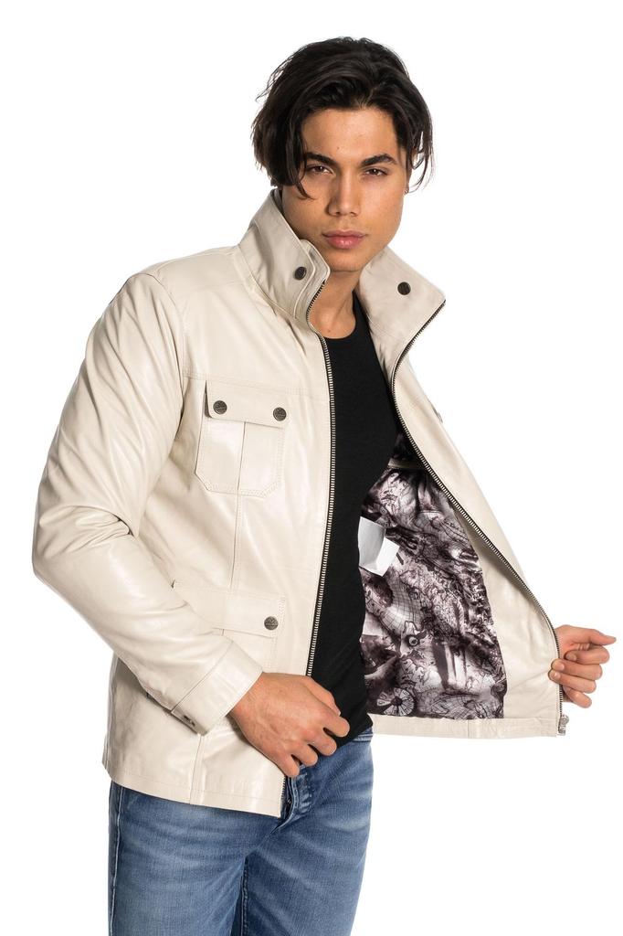 vivamood Leather Lambskin Jacket