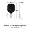 LISM T700 Frosted Carbon Fiber Pickleball Paddle Set