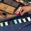 Organizadores de Viagem de 10 Compartimentos para Pulseiras de Smartwatch Estojo de Armazenamento Robusto de Lona de Algodão Compatível com a Maioria dos Relógios Uso