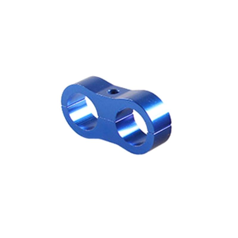 Universal An4 An6 An8 An10 Billet Oil Fuel Water Hose Tube Seprator Divider Clamp Aluminum Line Separator Kit