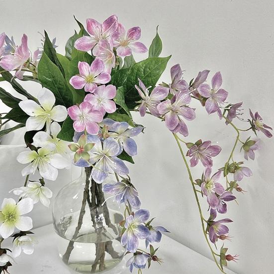 Artificial Jasmine Flower 31" Fake Hanging Flowers Faux Silk Flower Arrangement for Party Home Wedding Decoration