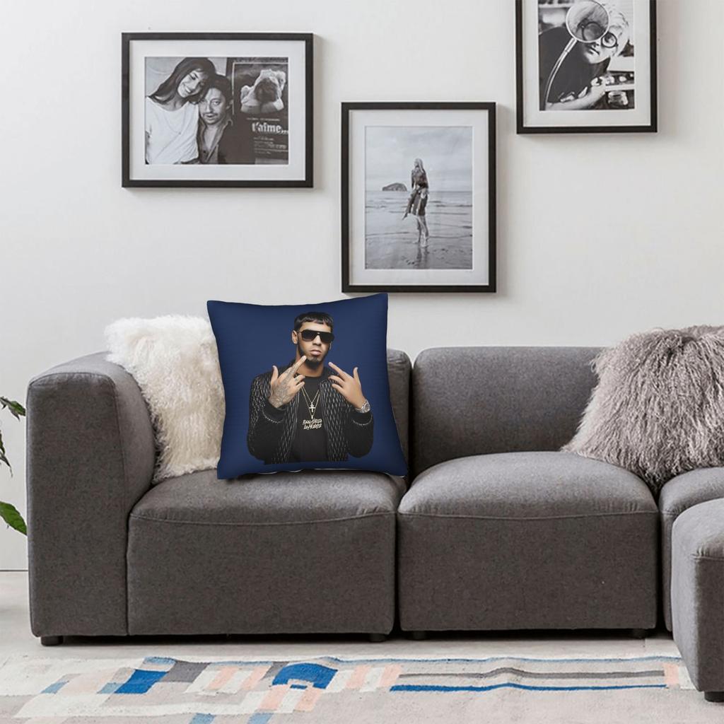 Pillow Cover Anuel AA   Vintage Pillow Case For Living Room Chair Pillowcases