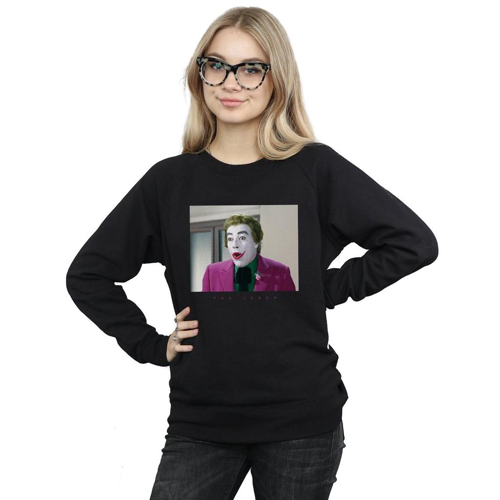 DC Comics Womens/Ladies Batman TV Series Joker Photograph Sweatshirt