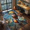 Naruto Anime Rug Carpet Non Slip Washable Floor Mat Large Area Rugs for Bedroom Gamer Room