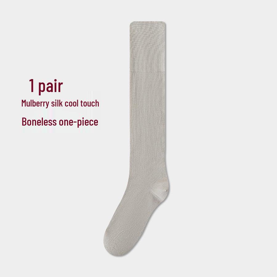 Men's Summer Silk Stockings: Anti-odor, Sweat-absorbing Long Calf Socks